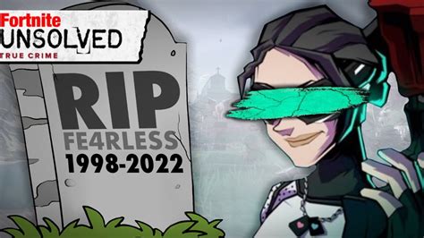 Fe4rless dead - A video by SunnyV2 that explores the mystery of Fe4RLess, a famed gamer and streamer who randomly disappeared in late 2020 / early 2021. The video reveals new information about his possible whereabouts, his career, and his personal life.